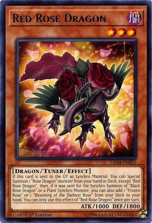 Dragão da Rosa Vermelha / Red Rose Dragon (#LED4-EN025)
