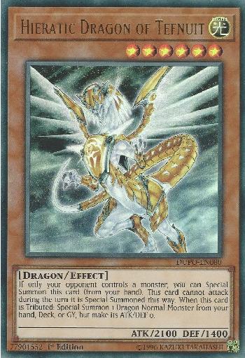Dragão Hierático de Tefnuit / Hieratic Dragon of Tefnuit (#AP01-EN008)