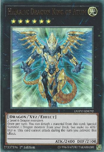 Dragão Hierático Rei de Atum / Hieratic Dragon King of Atum (#DUPO-EN092)