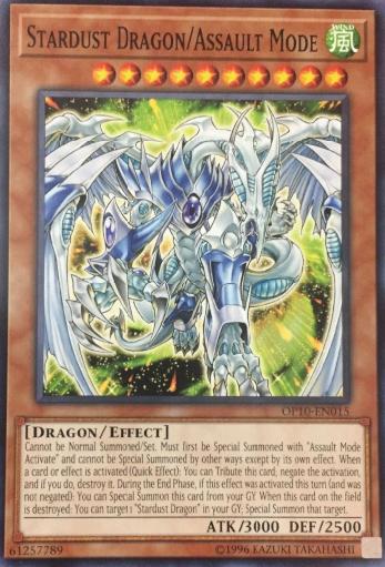 DRAGAO POEIRA ESTELAR Yu-Gi-Oh! 5Ds 