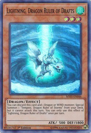 Relâmpago, Dragão Soberano dos Vendavais / Lightning, Dragon Ruler of Drafts (#LTGY-EN098)