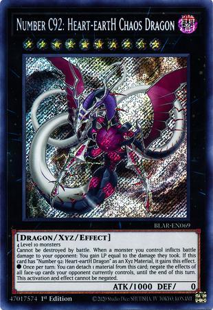 Número C92: Dragão do Caos Heart-eartH / Number C92: Heart-eartH Chaos Dragon (#BLAR-EN069)
