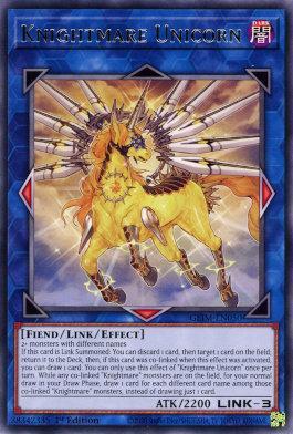 Cavaleiro do Pesadelo Unicórnio / Knightmare Unicorn (#RA01-EN043)