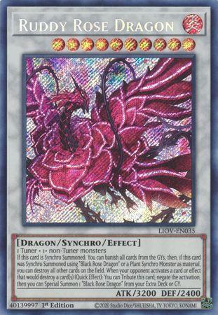 Dragão da Rosa Escarlate / Ruddy Rose Dragon (#LIOV-EN035)
