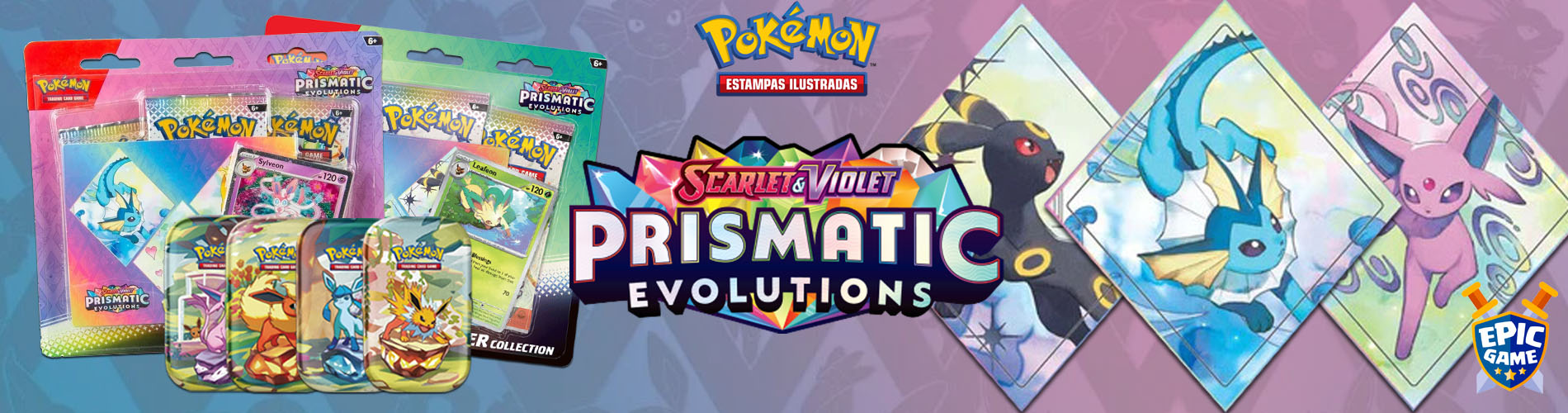 Prismatic Evolutions em inglês