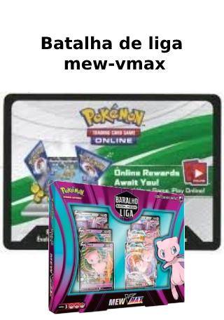 Baralho Batalha De Liga Pokémon Mew Vmax Tcg Copag