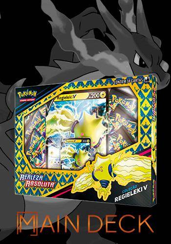 Box Pokémon Regieleki V - Realeza Absoluta Card Games Colecionáveis