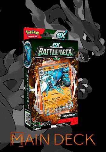 Jogo De Cartas Pokemon Baralho Batalha EX Lucario