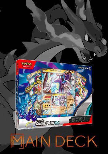 Box Cartas Pokémon Coleção Lendas de Paldea Miraidon Ex - Deck de