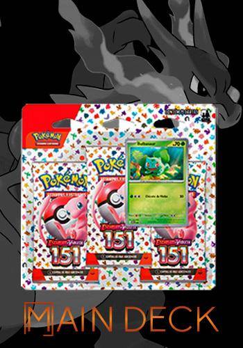 PT/BR) Blister Triplo Escarlate e Violeta 3.5 - 151 - Bulbasaur