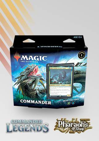 Commander Deck - Commander Legends - Reap the Tides (UG) - MTG Brasil