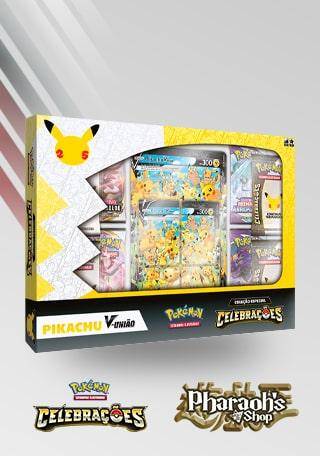 Box de Cartas Pokémon Coleção Pikachu V - Copag