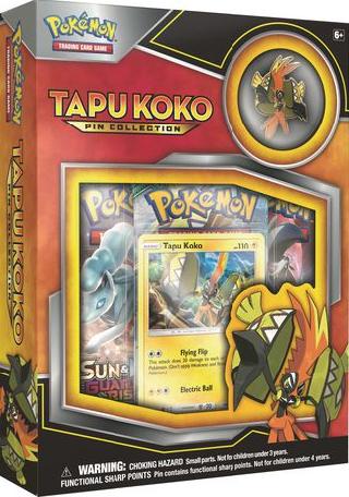 Card Game Pokémon Tcg Box Sol E Lua Tapu Koko Lacrada Copag - Deck de  Cartas - Magazine Luiza