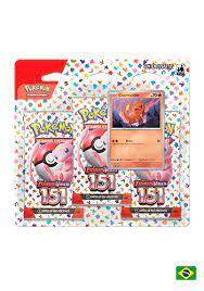 PT/BR) Blister Triplo Escarlate e Violeta 3.5 - 151 - Bulbasaur