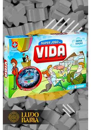 Jogo Super Jogo da Vida Estrela com Máquinda de Cartão