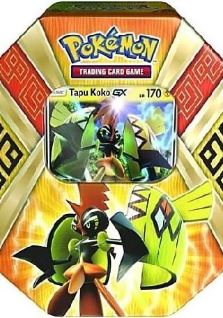 Lata Pokemon Tapu Koko gx Tapu bulu gx Original Copag em Promoção na  Americanas