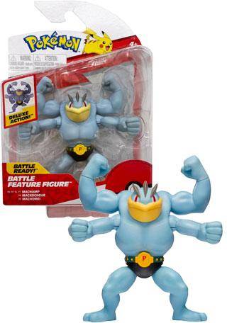 Boneco Pokémon Battle Feature Figure - Machamp 4,5 Jazwares em