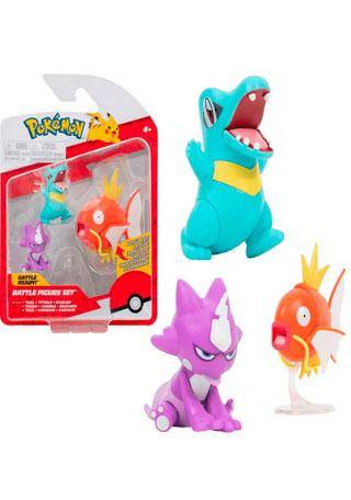 Brinquedo Pokemon - Battle Figure Pack Totodile e Abra em Promoção