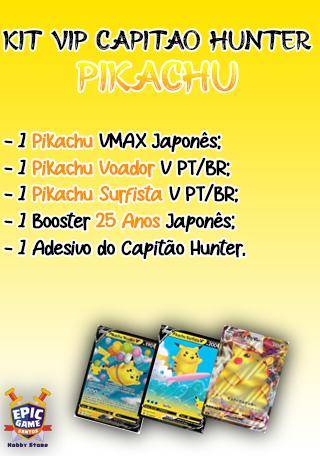 Kit Carta Pikachu Voador Vmax E Pikachu Voador V Celebrações