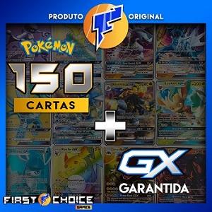 Lote Kit De 50 Cartas Pokémon + 1 Pokémon Lendário