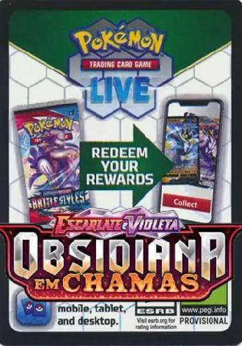 Caixa de Booster - Escarlate e Violeta 3 - Obsidiana em Chamas