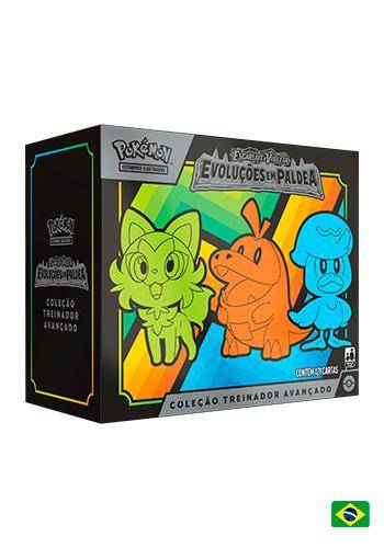 Box Pokémon Lendas em Paldea: Miraidon E/ou Koraidon EX Coleção