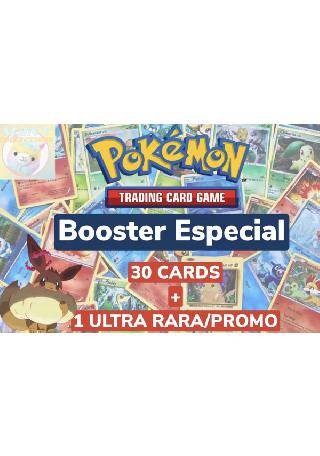 Pokemon Tcg - Booster Especial 30 Cards + Ultra Rara / Promo