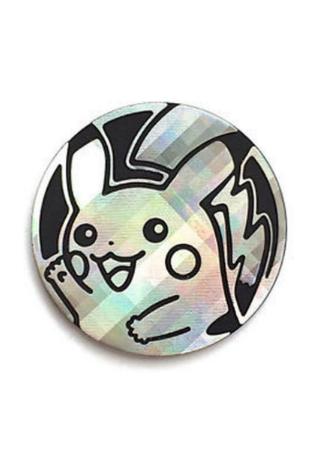 Moedas Liga Pokémon - Fundo Branco - Fundo Preto