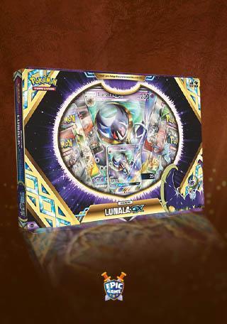 Pokemon Cards - LUNALA-GX BOX (1 Foil, 1 Jumbo Foil, 4 packs