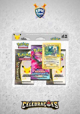 Kit Carta Pikachu Voador Vmax E Pikachu Voador V Celebrações