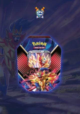 Original Carta Pokemon Lendaria ultra rara Zamazenta V em Promoção