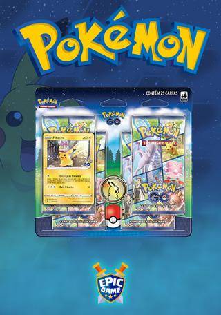 Cartas Pokémon GO Blister Quadruplo Pikachu - Copag