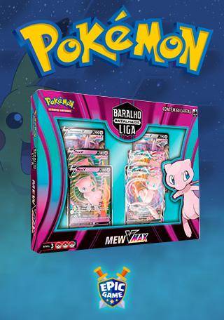 Jogo de Cartas Pokémon TCG Batalha de Liga Mew V Max