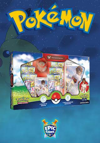 Box Coleção Especial - Pokémon GO - Equipe - Três Boxes