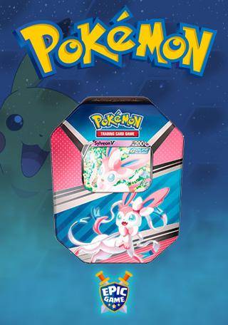 2 Cartas Pokemon Kit de Evoluções Sylveon Eevee Diversos Modelos Pronta  Entrega