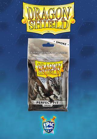 Dragon Shield - Perfect Fit Smoke (100 unidades) - Epic Game - A loja de  card game mais ÉPICA do Brasil!