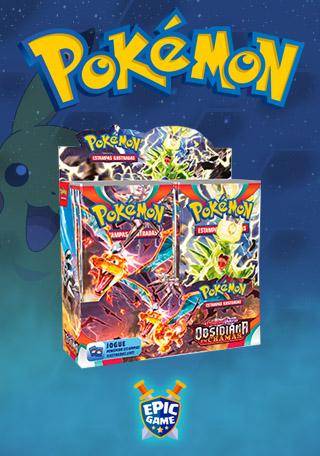 Box Booster Pokémon Copag Obsidiana Em Chamas 36 Pacotes