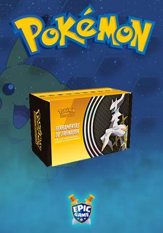 Box Pokémon Ferramentas de Treinador 2023 Arceus - Copag - Deck de Cartas -  Magazine Luiza