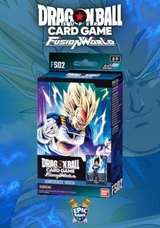 Deck Inicial - DBS Fusion World - FS02 - Vegeta - Epic Game - A