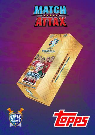 Match Attax Official EURO 2024 - Full Box Golden Glory - Epic Game
