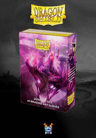 Shield Dragon Shield - Art Sleeves Brushed - Mini - Sakura Ally
