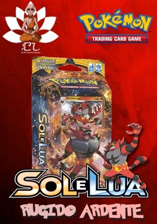 Jogo De Carta- Pokémon Rugido Ardente Sol & Lua- Copag