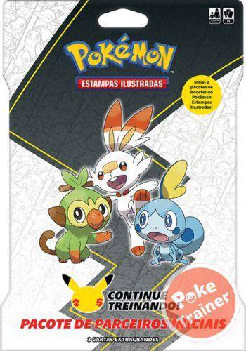 Coleção Cartas Pokemon Evoluções de Eevee Herois V Lata 25 Cartas