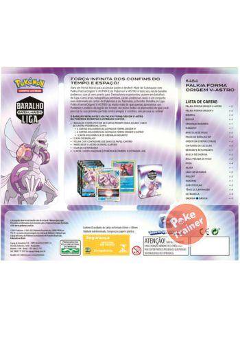 Box Cartas Pokémon Baralho Batalha de Liga Palkia VAstro - Deck de