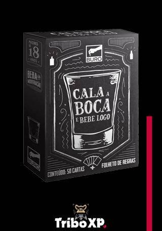 Jogo De Beber Cala A Boca E Bebe Logo! Drink Game Buro