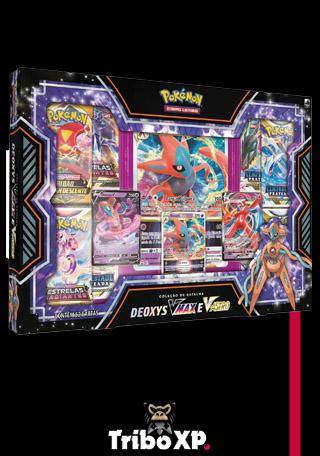 Box Pokémon Coleção de Batalha DEOXYS VMAX e V-ASTRO - 3 Promos