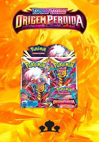 Booster Box Cartas Pokémon com 36 Pacotes Origem Perdida - Copag