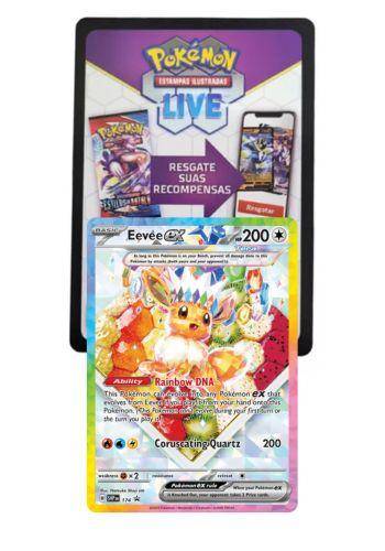 Eevee ex - Código PTCGL - Chuck TCG