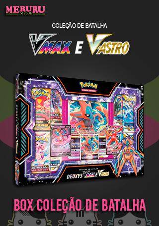 Box Pokémon Deoxys VMax e VAstro Original Lacrada Nova