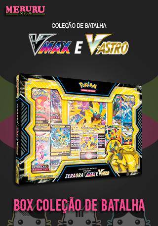 Coleçao Batalha Pokemon Box Zeraora Vmax V-astro Card Copag